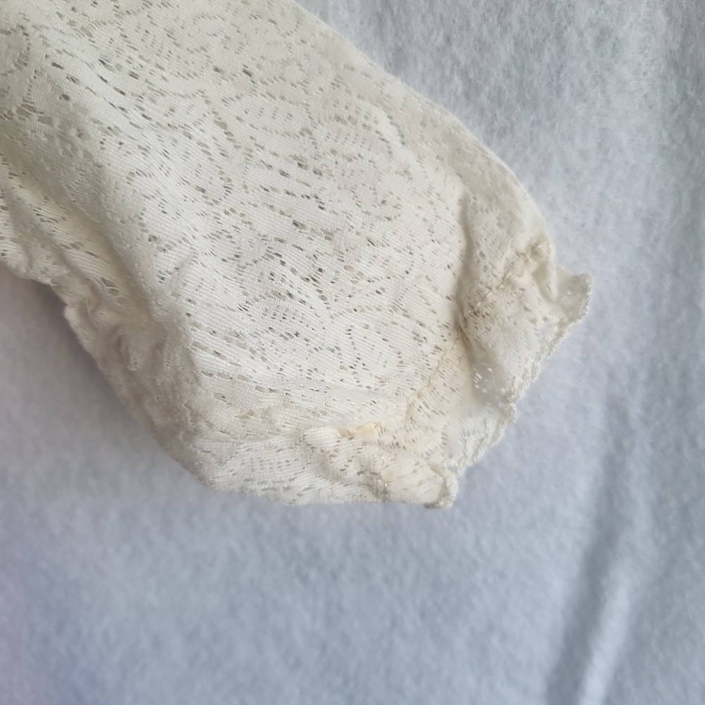 vintage‎ 60s pink and cream lace baby onepiece outfit large 20-28 lb trimfit - Picture 6 of 7